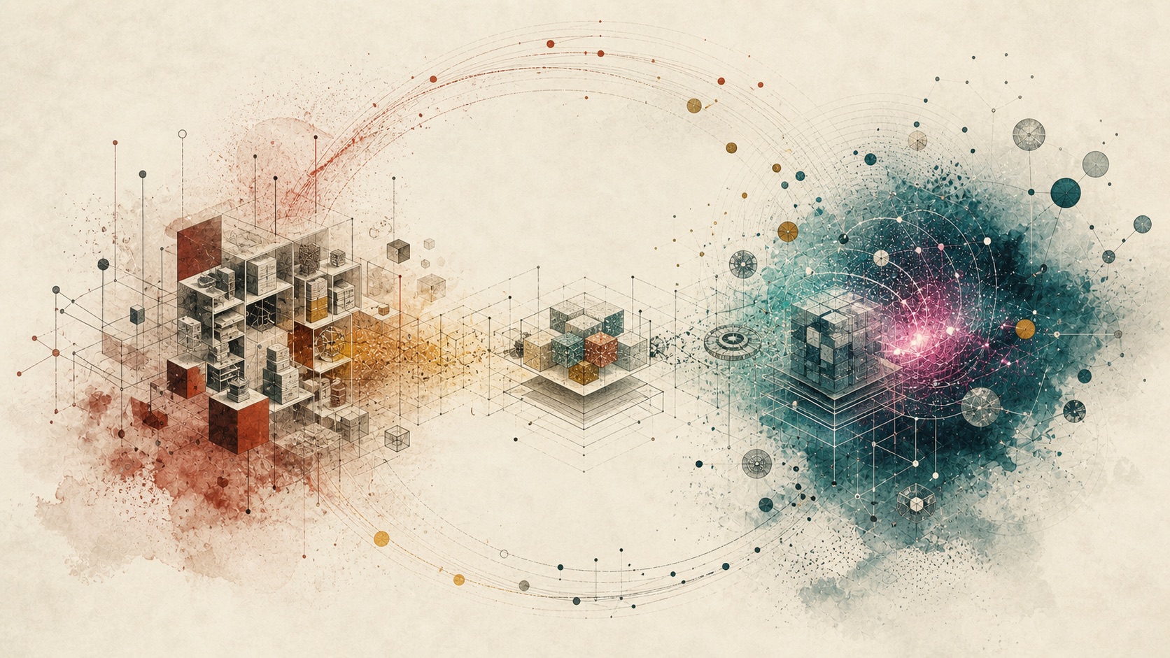 Abstract flywheel linking Code Republic infrastructure with Hyper discovery outputs